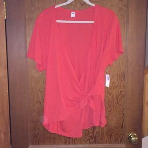 Old Navy 2x Wrap Top NWT